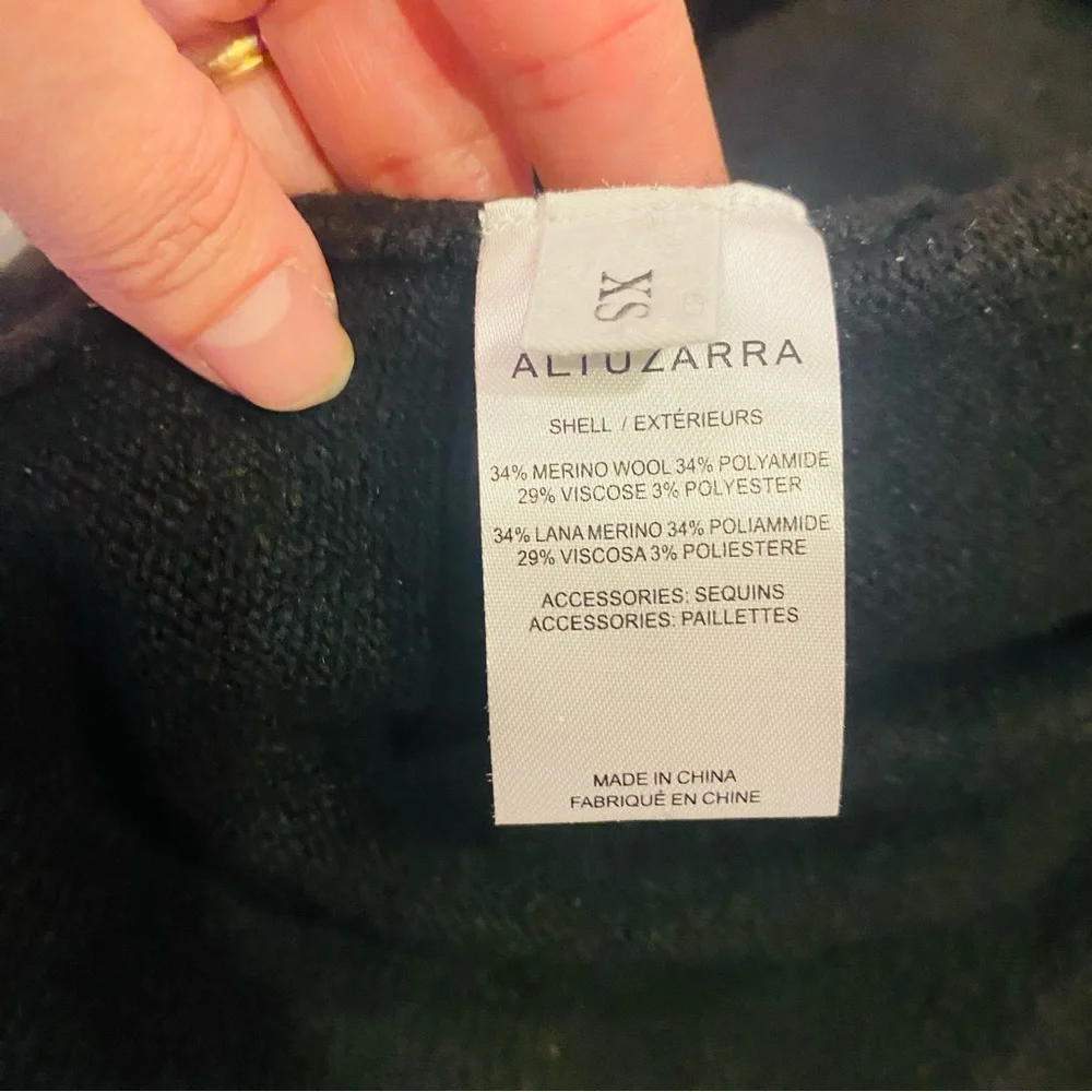 Altuzarra Wynnifred Wool Knit Gradient Pailette Cocktail Dress - Picture 14 of 16